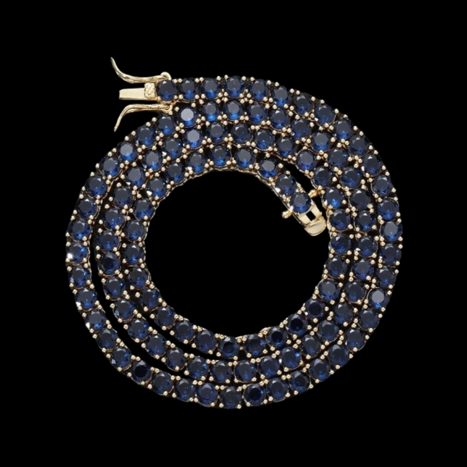 Bleu Saphir | Collier Tennis