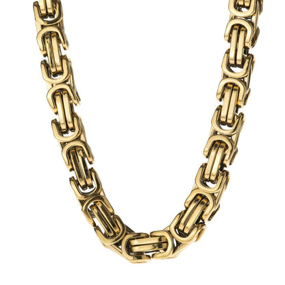 8mm Gold Plated King Chain